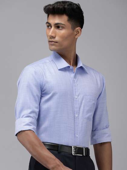 Park Avenue Self
                        Design Slim Fit Textured Formal Shirt