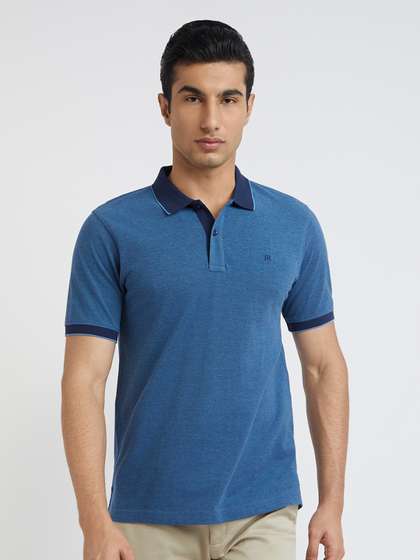 Price History of Raymond Modern Fit Pure Cotton Polo Collar T