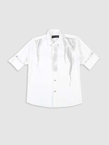 CAVIO Boys Comfort
                    Cotton Printed Casual Shirt
