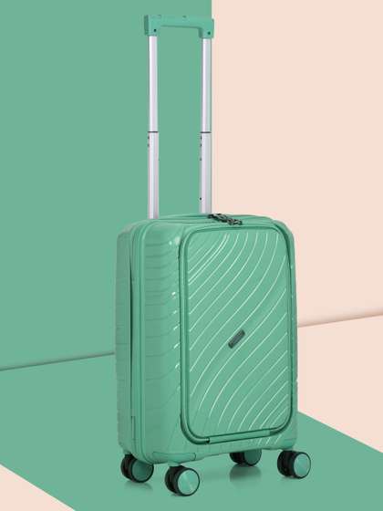 Teakwood Leathers Hard Cabin-Sized Trolley Bag