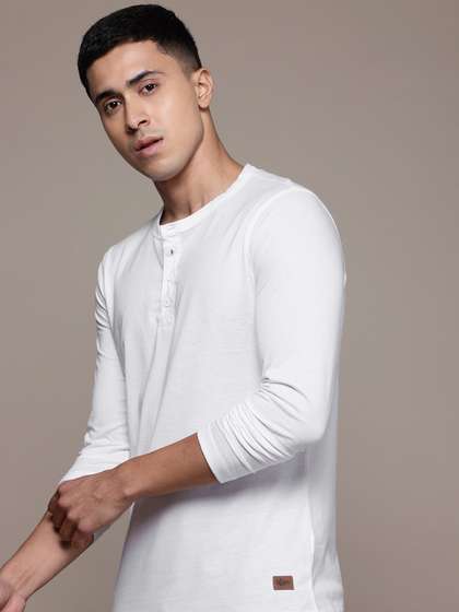 Roadster Men Henley Neck T-shirt