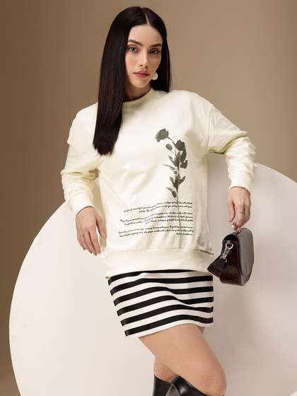 Chemistry Pure
                        Cotton Printed Pullover Sweatshirt