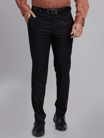 Park Avenue Men Slim
                        Fit Mid Rise Formal Trousers