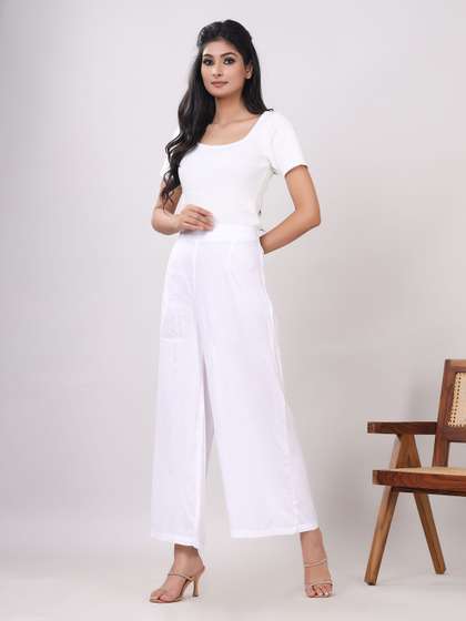 VASVI Women Wide Leg Palazzos