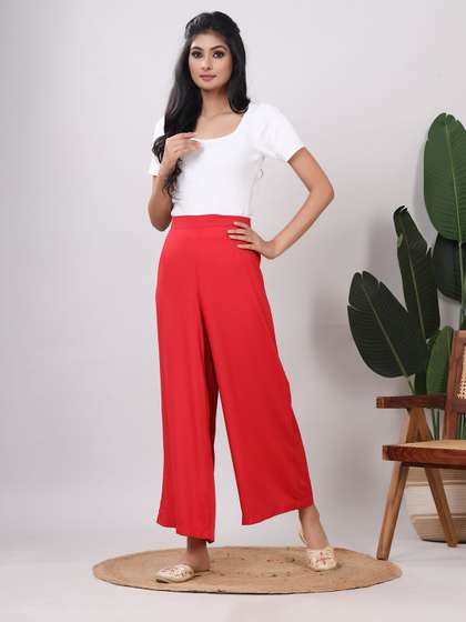 VASVI Women Wide Leg Palazzos