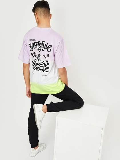 max Boys Typography Printed Pure Cotton T-shirt