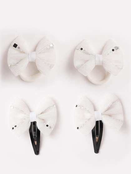 RIBBON CANDY Girls Set
                    of 4 Tic Tac Hair Clips