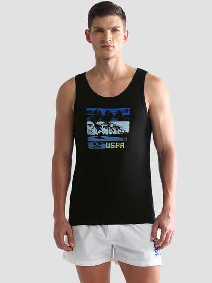 U.S. Polo Assn.
                        Tropical Printed Pure Cotton Innerwear Vests