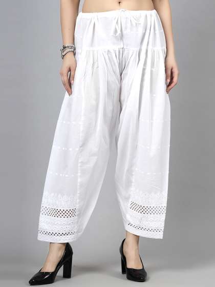 Clora Creation
                            Women Chikankari Pure Cotton Loose Fit
                            Salwar