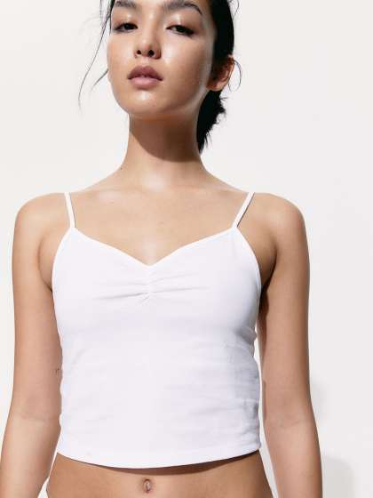 H&M Cropped Strappy Top