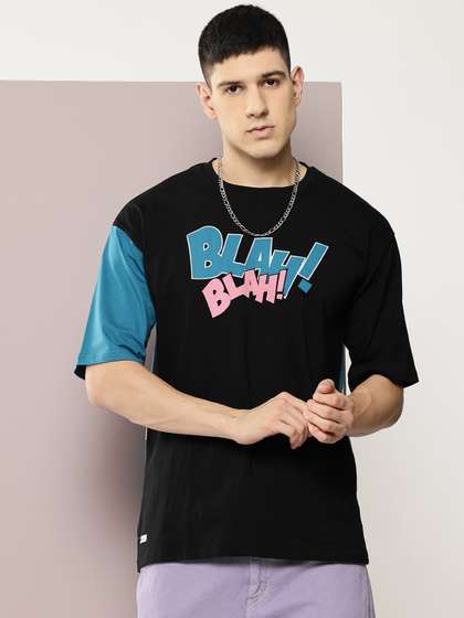 Kook N Keech Toons Men Tom & Jerry Printed Oversized Pure Cotton T-shirt