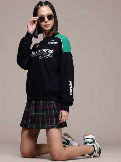 The Roadster
                          Lifestyle Co. Printed Oversized Sweatshirt