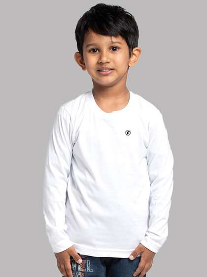 Friskers Boys Long Sleeves Round Neck Cotton T-shirt