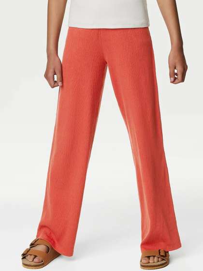 Marks & Spencer Girls High-Rise Wide Leg Trouser