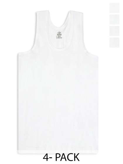 VIP Boy Pack Of 4
                      Breathable Pure Cotton Jhabla Innerwear Vests