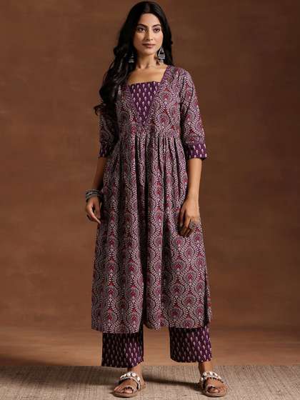 Libas Cotton Kurta With Palazzos