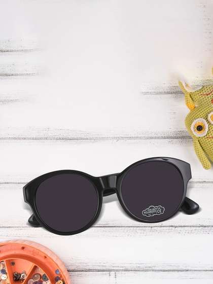 Kool Kidz Kids Round
                      Sunglasses with Polarised and UV Protected
                      Lens-KKSP CT1874 BK