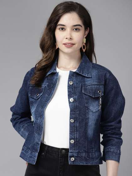 BAESD Washed Cotton
                        Denim Jacket