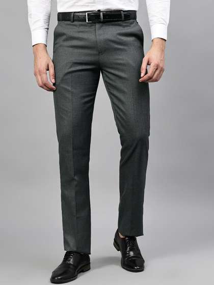 Cantabil Men
                        Mid-Rise Regular Fit Formal Trousers