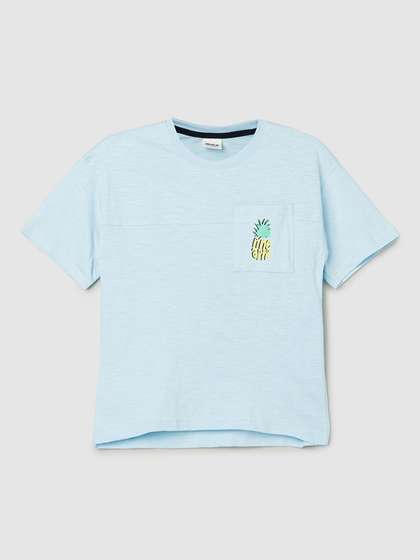 max Boys Back Printed Round Neck Tshirt