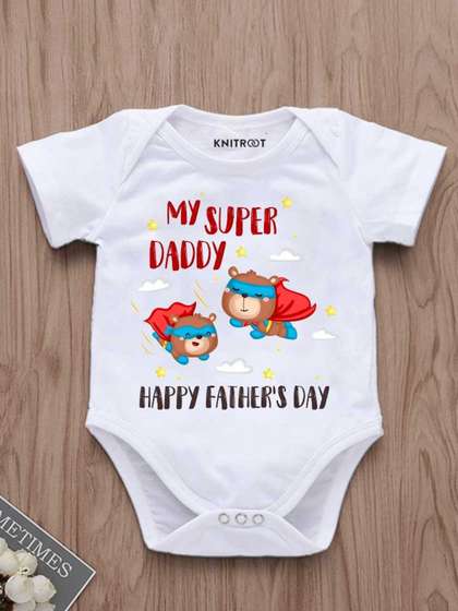 KNITROOT Infants Kids
                      Typography Printed Bodysuit