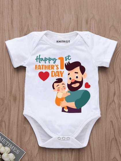 KNITROOT Infants Printed
                    Bodysuit