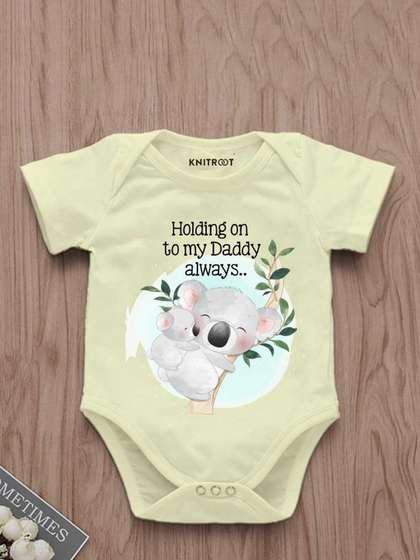 KNITROOT Infants
                      Father's Day Printed Bodysuit