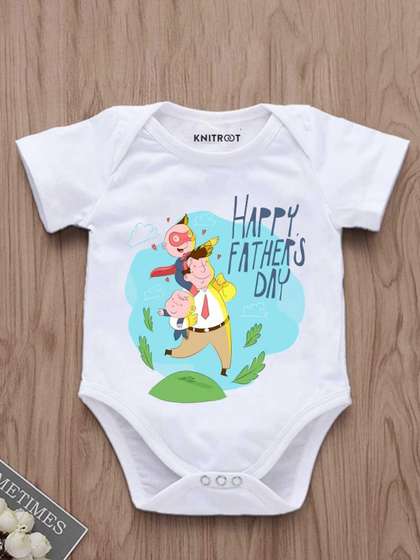 KNITROOT Infants Printed
                    Bodysuit