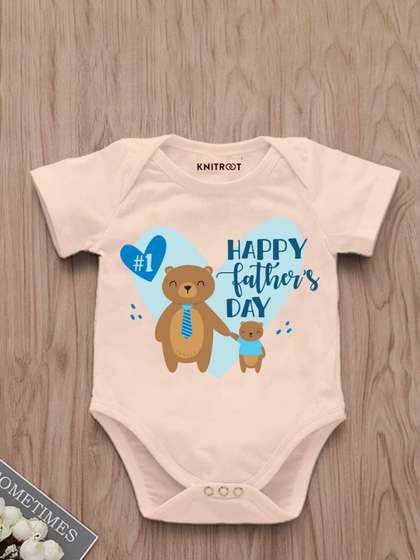KNITROOT Infants
                    Father's Day Printed Bodysuit