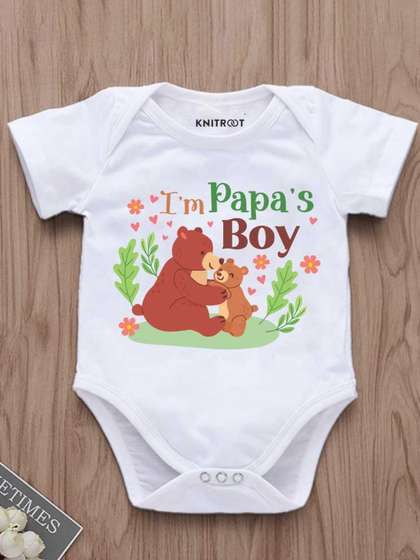 KNITROOT Infants Printed
                    Bodysuit