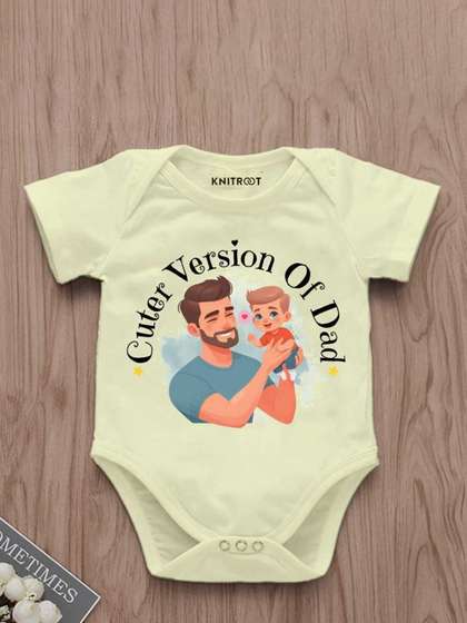 KNITROOT Infants Printed
                    Bodysuit