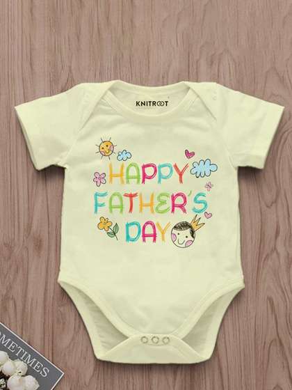 KNITROOT Infants
                    Father's Day Printed Bodysuit