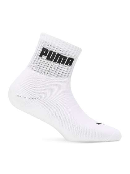 Puma Men Patterned
                    Cotton Above Ankle-Length Quarter Socks
