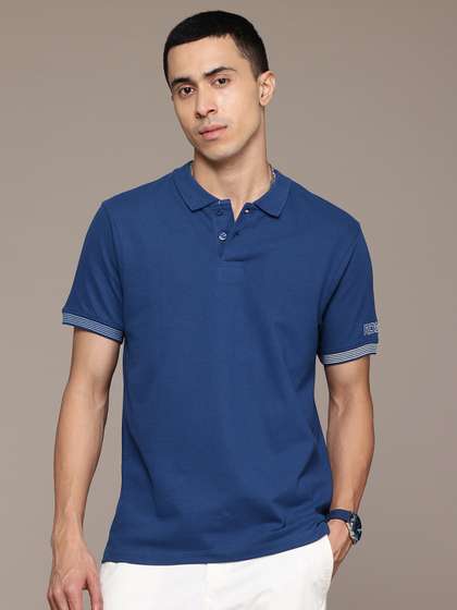Roadster The Life Co. Polo Collar Pure Cotton T-shirt