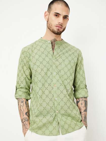 max Mandarin Collar Short Kurta