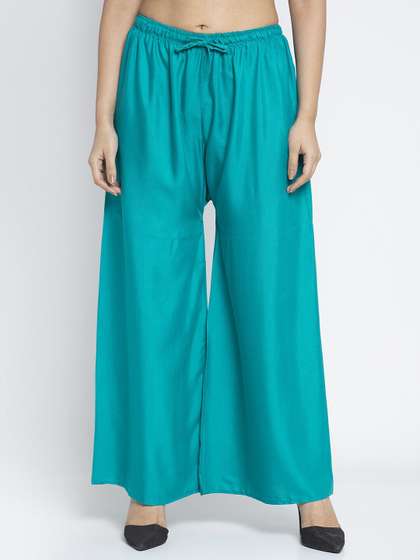 GRACIT Women Flared Palazzos