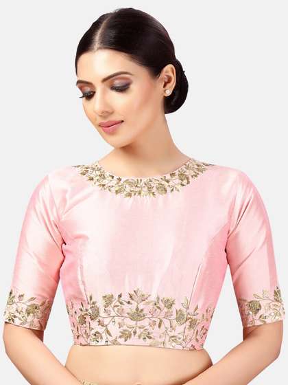 Studio Shringaar Embroidered Saree Blouse