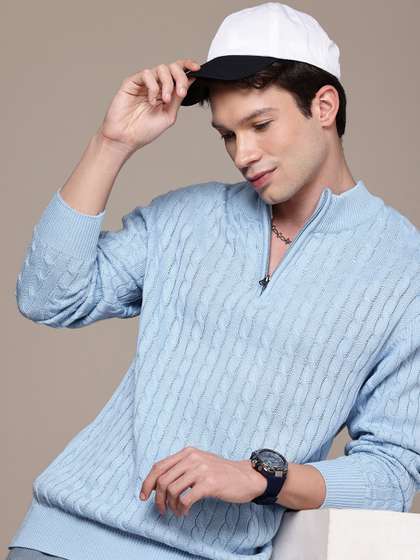 WROGN Cable Knit
                        Comfort Fit Pullover Sweater