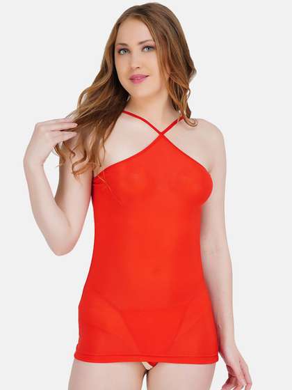 Price History of Hill Islands Solid Lingerie Set from Myntra