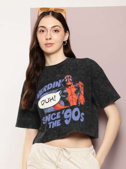Price History of Kook N Keech Marvel Boxy Printed T shirt from Myntra 111 12125210