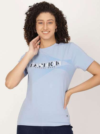 FUTURO summer t shirt collection Women Typography Printed Round Neck T-shirt