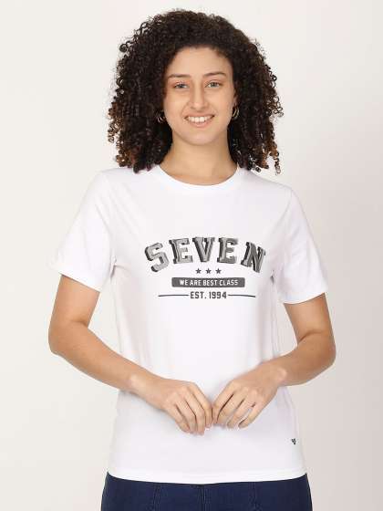 FUTURO summer t shirt collection Women Typography Printed Round Neck T-shirt