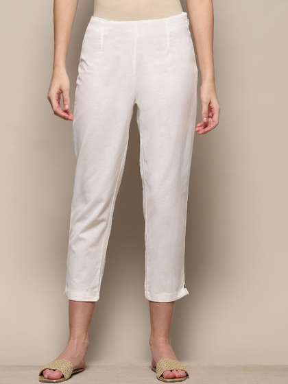Biba Women Relaxed
                        Straight Leg Pleated Trouser