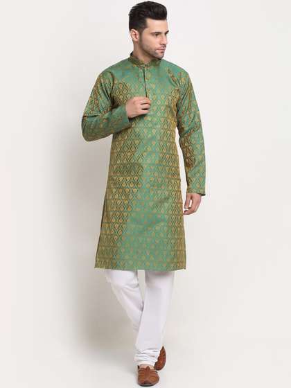 KRAFT INDIA Woven Design Straight Kurta