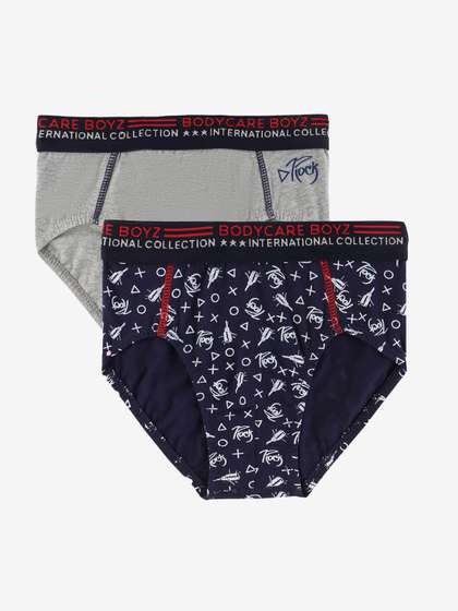 Bodycare Boys Pack Of 2
                    Printed Basic Briefs- KGA2069PNVG-PK005