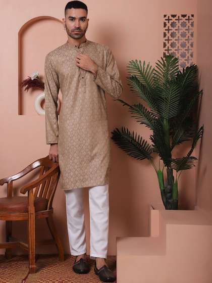 Jompers Woven Design Cotton Kurtas.