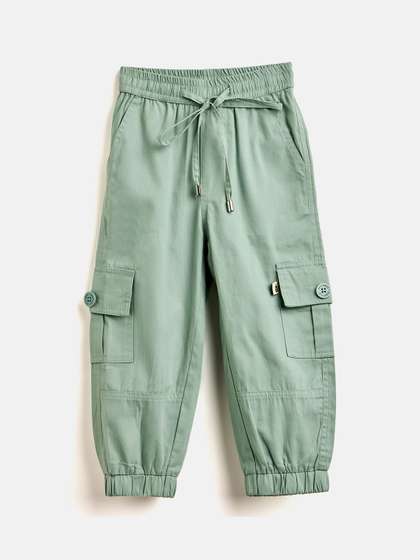 StyloBug Boys Mid-Rise
                    Cargos Trousers