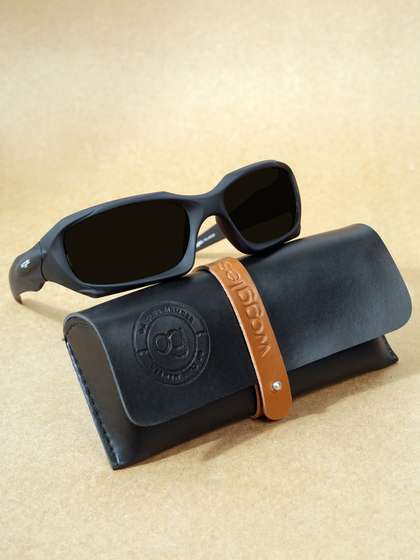 Woggles Unisex
                        Rectangle Sunglasses with Polarised Lens