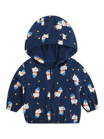 StyleCast x Revolte Boys
                    Conversational Printed Cotton Hooded Tailored
                    Jacket