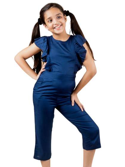 Kids Cave Girls Basic
                    Jumpsuit